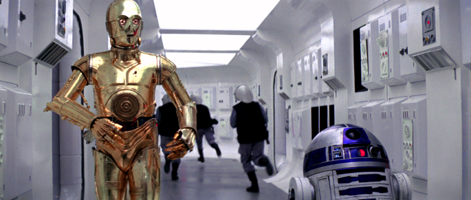 C-3PO i R2-D2 z Gwiezdnych Wojen